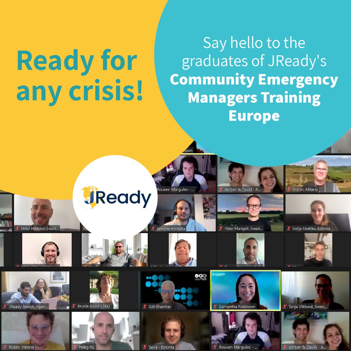 JReady | Community Emergency Managers Training Course Europe